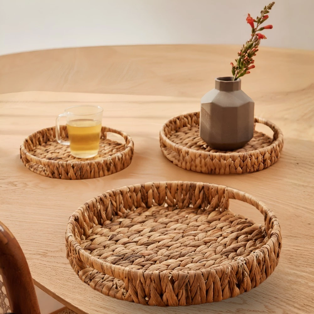 Kit 3 Cestos em Fibra Natural: O Segredo da Personal Organizer para Espaços Impecáveis e Clientes Satisfeitos